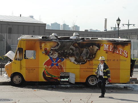 food truck fire